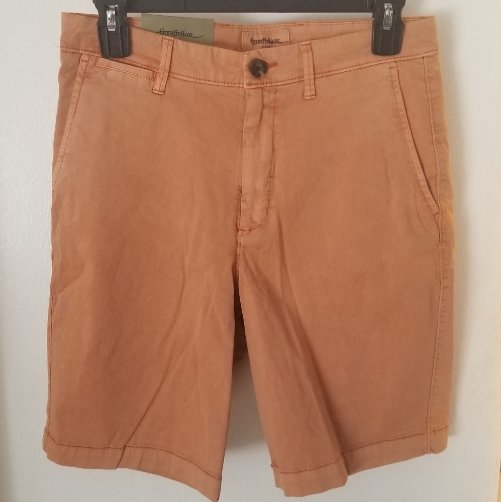 Goodfellow 9" Linden flat front chino men's shorts